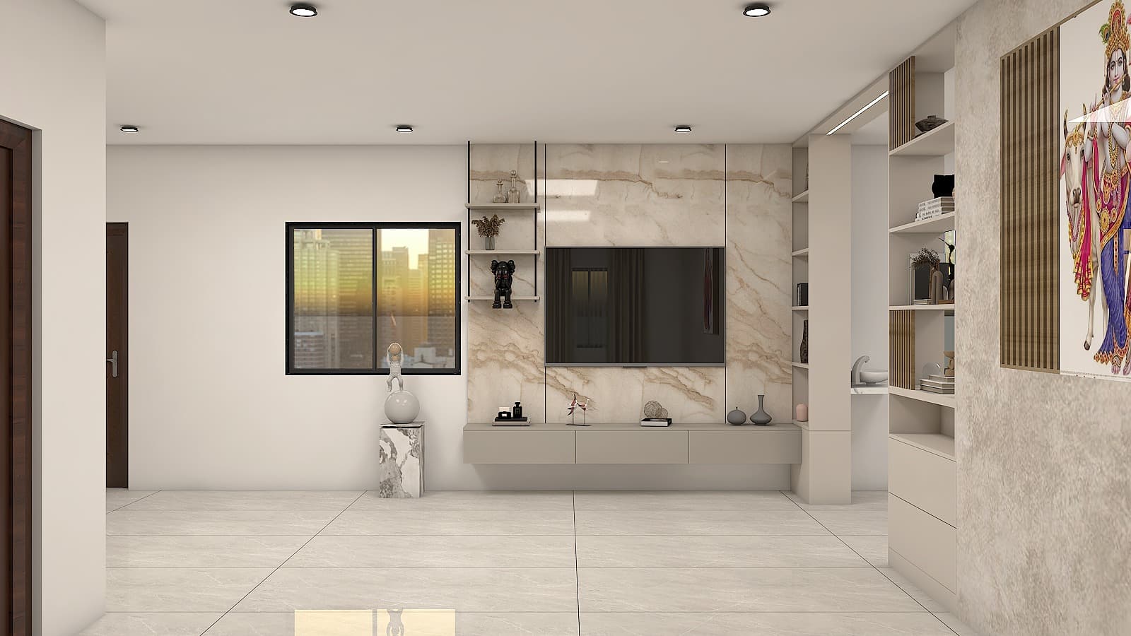 Full Wall Entertainment Unit